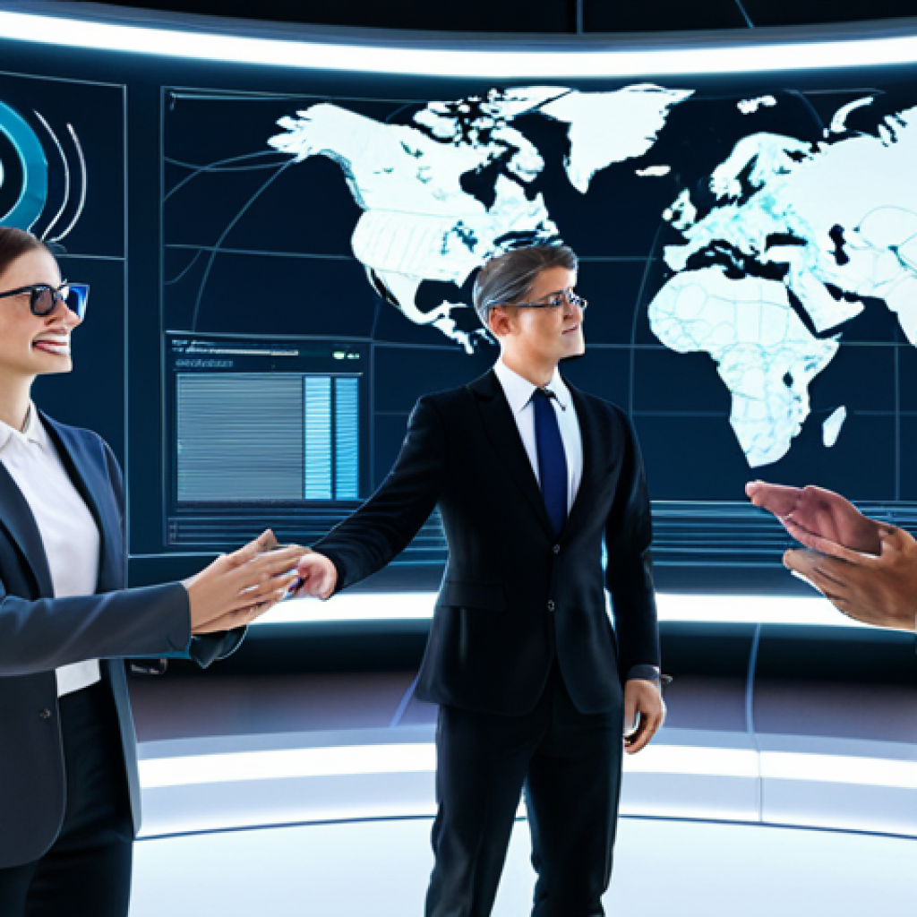 **
"A group of people collaborating in a virtual workspace within a stylized metaverse environment, fully clothed in modern, professional attire. They are interacting with digital interfaces and holographic projections. The scene is brightly lit and optimistic, showcasing teamwork and innovation. Perfect anatomy, correct proportions, natural poses, well-formed hands, proper finger count, natural body proportions. Safe for work, appropriate content, fully clothed, professional, family-friendly, high-quality rendering."
**